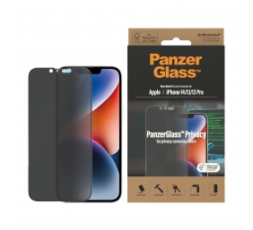 PanzerGlass | Screen protector | Apple | iPhone 14/13/13 Pro | Glass | Black | Ultra-Wide Fit | Privacy
