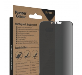 PanzerGlass | Screen protector | Apple | iPhone 14 Plus/13 Pro Max | Glass | Black | Ultra-Wide Fit | Privacy
