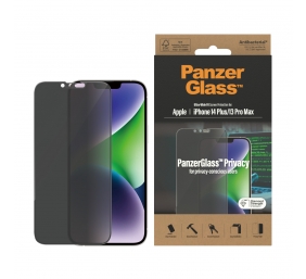 PanzerGlass | Screen protector | Apple | iPhone 14 Plus/13 Pro Max | Glass | Black | Ultra-Wide Fit | Privacy