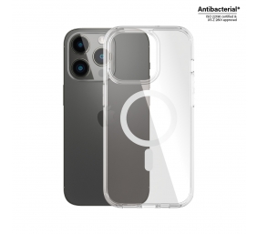 PanzerGlass | HardCase MagSafe Compatible | Back protection | Apple | iPhone 14 Pro | 100% Recycled Polyurethane (TPU) | Transparent | MagSafe compatible; Military Grade Standard; 100% recycled frame material