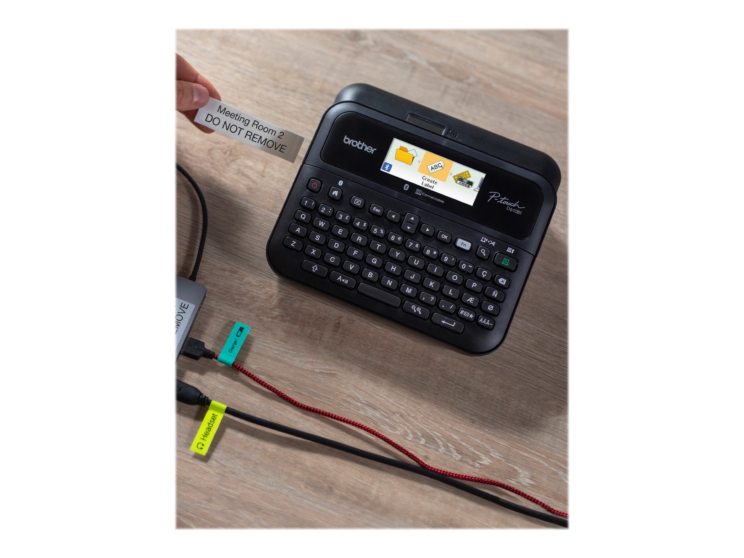 Brother PT-D610BT | Mono | Thermal | Label Printer | Black