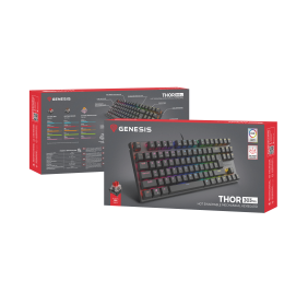 Genesis | THOR 303 TKL | Black | Mechanical Gaming Keyboard | Wired | RGB LED light | US | USB Type-A | 865 g | Replaceable "HOT SWAP" Switches