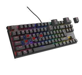 Genesis | THOR 303 TKL | Black | Mechanical Gaming Keyboard | Wired | RGB LED light | US | USB Type-A | 865 g | Replaceable "HOT SWAP" Switches
