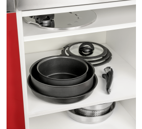 TEFAL Ingenio Expertise Set 2 pcs.  L6509202 Frying, Diameter 28 / 24 cm, Suitable for induction hob, Removable handle, Black