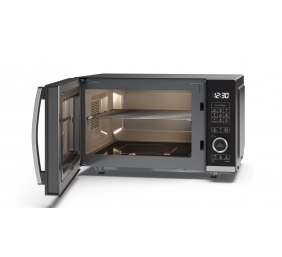 Sharp | Microwave Oven with Grill | YC-QG204AE-B | Free standing | 20 L | 800 W | Grill | Black