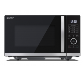 Sharp | Microwave Oven with Grill | YC-QG234AE-B | Free standing | 23 L | 900 W | Grill | Black
