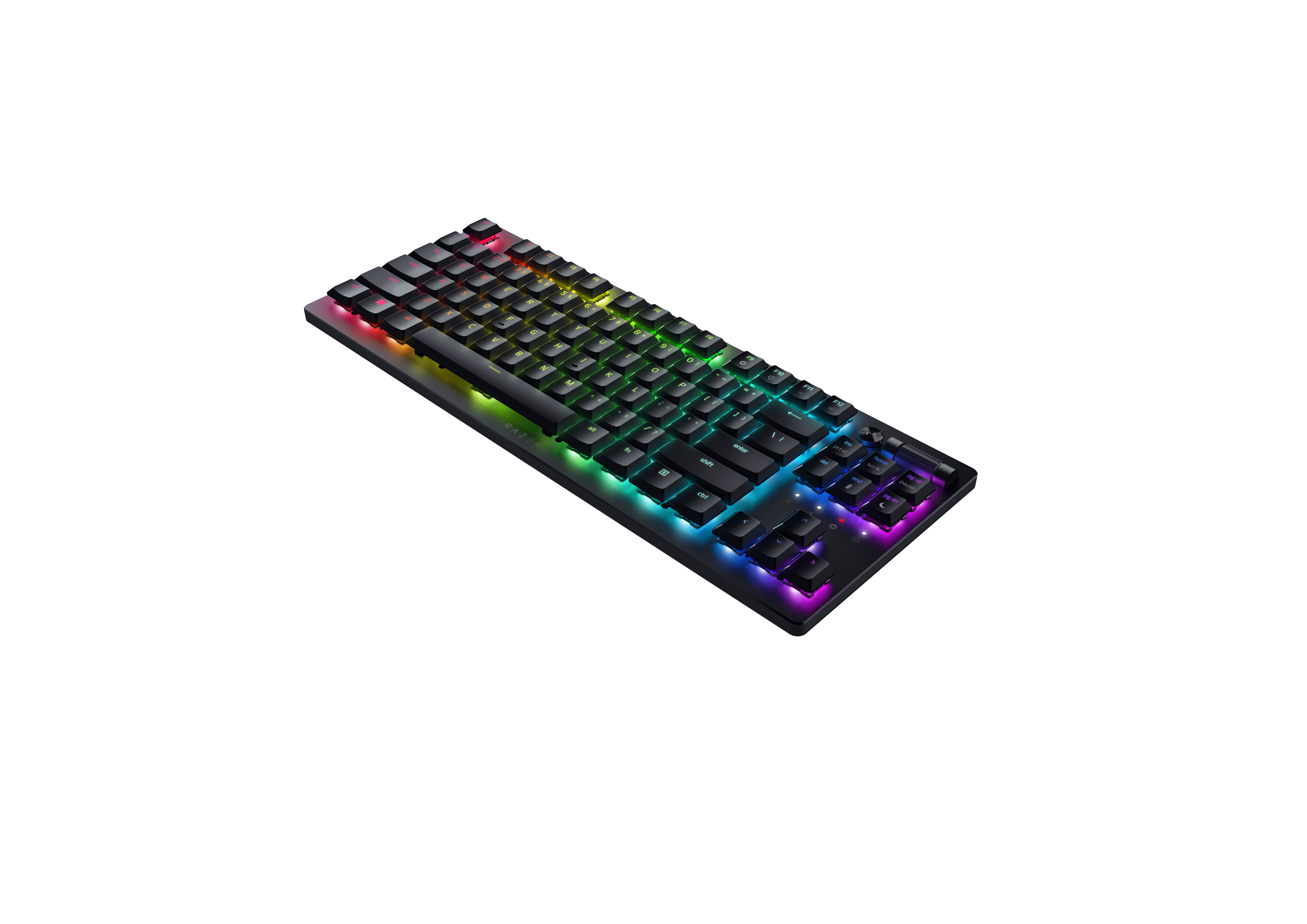 Razer Deathstalker V2 Pro Tenkeyless, Gaming Keyboard, RGB LED light, RU, Black, Wireless,  Linear Optical Switch