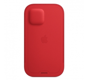 Apple | 12, 12 Pro Leather Sleeve with MagSafe | Sleeve with MagSafe | Apple | iPhone 12, iPhone 12 Pro | Leather | Red