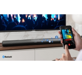Sharp HT-SB100 2.0 Soundbar for TV above 32", HDMI ARC/CEC, Aux-in, Optical, Bluetooth, USB, 80cm, Gloss Black | Sharp | Yes | Soundbar for TV above 32" | HT-SB100 | Black | No | USB port | AUX in | Bluetooth | Wireless connection