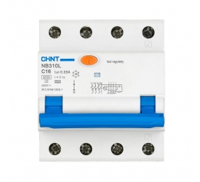 Chint | Circuit breaker RCBO, NB310L/3N, 3P+N, C20, 30mA, A, 6kA | NB310L3PN30MAA20C | Output | A | m