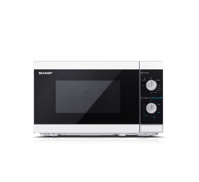 Sharp | YC-MG01E-W | Microwave Oven with Grill | Free standing | 800 W | Grill | White