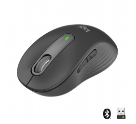 Pelė belaidė Logitech Signature M650 (910-006253) RF Wireless+Bluetooth Optical 4000 DPI, Graphite