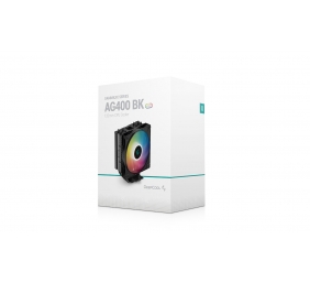 Deepcool | CPU Cooler | AG400 BK ARGB | Black | Intel, AMD