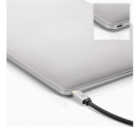 Goobay | USB-C to DisplayPort Adapter Cable | Silver/Black | Type-C | DisplayPort | USB-C to DisplayPort | 2 m