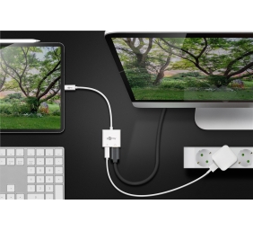 Goobay | USB-C HDMI Adapter (4k 60 Hz) | White | USB-C to HDMI
