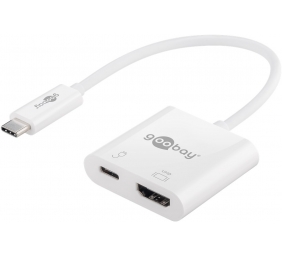 Goobay | USB-C HDMI Adapter (4k 60 Hz) | White | USB-C to HDMI