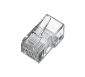 Digitus | A-MO 8/8 SR | Modular Plug, for stranded Round Cable, 8P8C unshielded, CAT 5e, RJ45