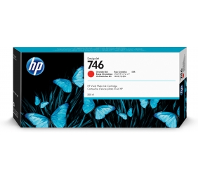 HP 746 (P2V81A) Rašalinė kasetė, Chromatinė raudona