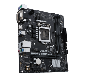 Asus | PRIME H510M-R | Processor family Intel | Processor socket  LGA1200 | DDR4 DIMM | Memory slots 2 | Supported hard disk drive interfaces SATA | Number of SATA connectors 4 | Chipset Intel H510 | microATX