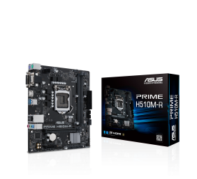 Asus | PRIME H510M-R | Processor family Intel | Processor socket  LGA1200 | DDR4 DIMM | Memory slots 2 | Supported hard disk drive interfaces SATA | Number of SATA connectors 4 | Chipset Intel H510 | microATX