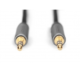 Digitus | AUX Audio Cable Stereo | DB-510110-018-S | 3.5 mm jack to 3.5 mm jack 3.5mm stereo plug | 3.5mm stereo plug