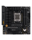 Asus | TUF GAMING B650M-PLUS | Processor family AMD | Processor socket  AM5 | DDR5 DIMM | Memory slots 4 | Supported hard disk drive interfaces 	SATA, M.2 | Number of SATA connectors 4 | Chipset AMD B650 | micro-ATX