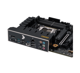 Asus | TUF GAMING B650M-PLUS | Processor family AMD | Processor socket  AM5 | DDR5 DIMM | Memory slots 4 | Supported hard disk drive interfaces 	SATA, M.2 | Number of SATA connectors 4 | Chipset AMD B650 | micro-ATX