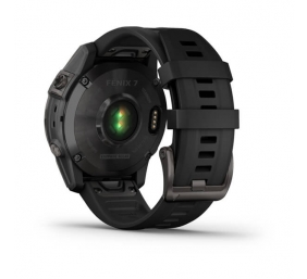 Išmanusis laikrodis Garmin Fenix 7 Sapphire Solar Edition Black DLC Titanium/Black Band 47mm
