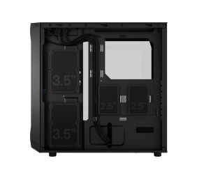 Fractal Design | Focus 2 | Side window | RGB Black TG Clear Tint | Midi Tower | Power supply included No | ATX