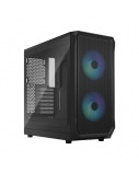Fractal Design | Focus 2 | Side window | Midi Tower | ATX | RGB Black TG Clear Tint