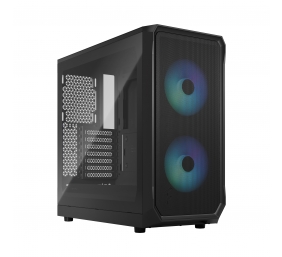 Fractal Design | Focus 2 | Side window | RGB Black TG Clear Tint | Midi Tower | Power supply included No | ATX