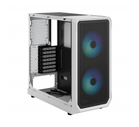Fractal Design | Focus 2 | Side window | RGB White TG Clear Tint | Midi Tower | Power supply included No | ATX