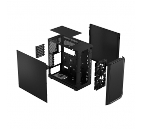 Fractal Design | Focus 2 | Side window | Black Solid | Midi Tower | Power supply included No | ATX