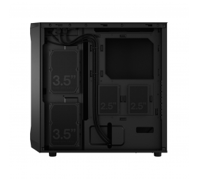 Fractal Design | Focus 2 | Side window | Black Solid | Midi Tower | Power supply included No | ATX