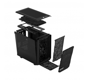 Fractal Design | Meshify 2 Nano | Side window | Black TG dark tint | ITX | Power supply included No | ATX