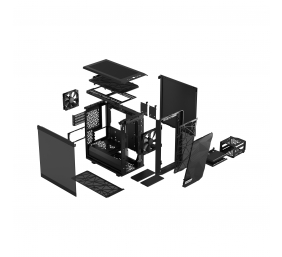 Fractal Design | Meshify 2 Mini | Side window | Black TG dark tint | mATX | Power supply included No | ATX