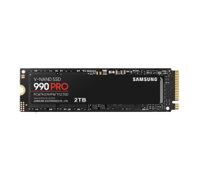 Samsung | 990 PRO | 2000 GB | SSD form factor M.2 2280 | SSD interface PCIe Gen4x4 | Read speed 7450 MB/s | Write speed 6900 MB/s
