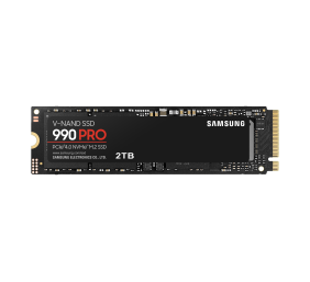 Samsung | 990 PRO | 2000 GB | SSD form factor M.2 2280 | Solid-state drive interface PCIe Gen4x4 | Read speed 7450 MB/s | Write speed 6900 MB/s