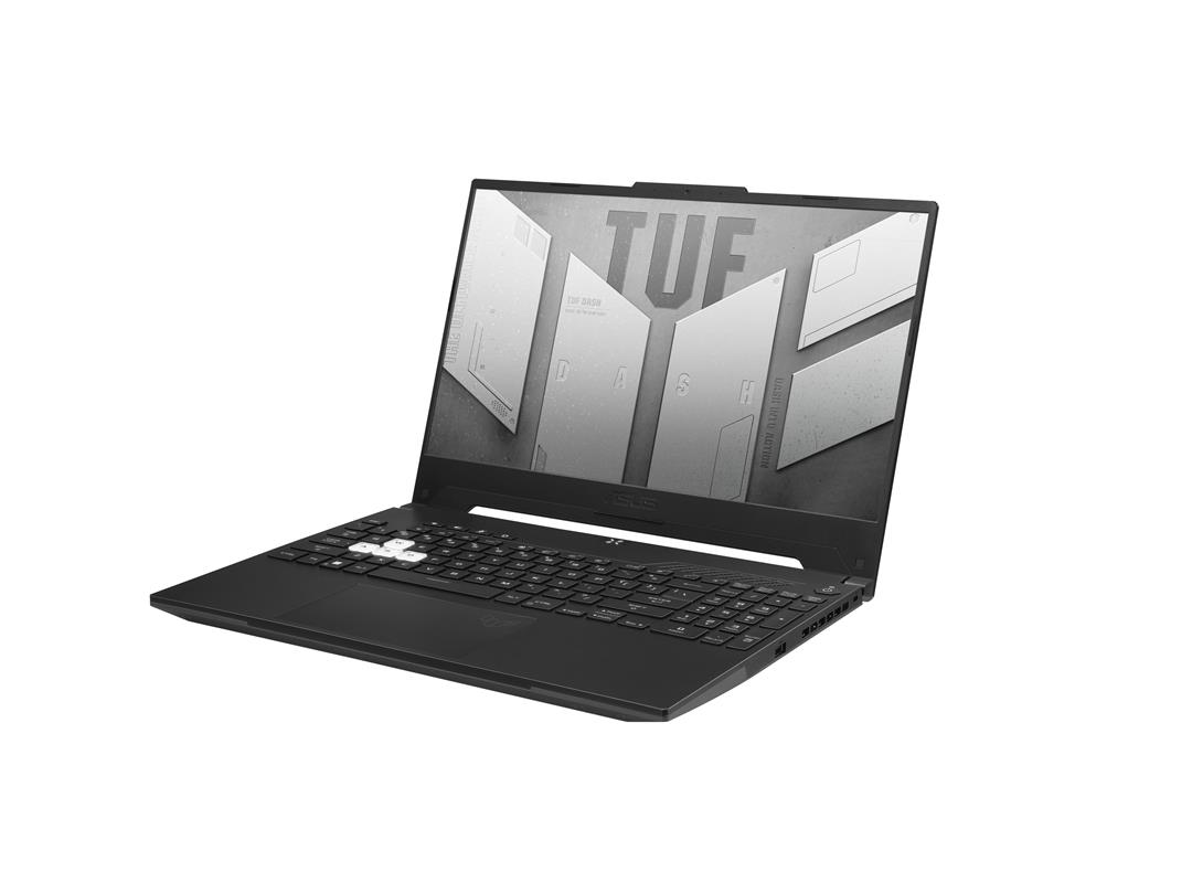 Asus TUF Dash  F15 FX517ZC-HF121W Off Black, 15.6 ", IPS, FHD, 1920 x 1080 pixels, Anti-glare, Intel Core i5, i5-12450H, 8 GB, DDR5-4800, SSD 512 GB, NVIDIA GeForce RTX 3050, GDDR6, 4 GB, No Optical Drive, Windows 11 Home, 802.11ax, Bluetooth version 5.2,