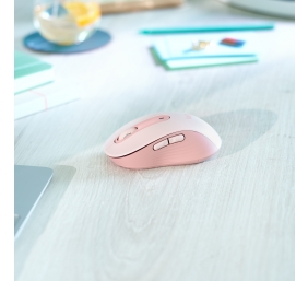 Pelė belaidė Logitech Signature M650 (910-006254) RF Wireless+Bluetooth Optical 4000 DPI, Rose