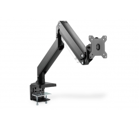 Digitus Desk Mount | Universal Single Monitor Mount with Gas Spring and Clamp Mount | Adjustable Height, Rotate, Tilt, Swivel | 15-35 " | Maximum weight (capacity) 15 kg | Black