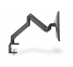 Digitus Desk Mount | Universal Single Monitor Mount with Gas Spring and Clamp Mount | Adjustable Height, Rotate, Tilt, Swivel | 15-35 " | Maximum weight (capacity) 15 kg | Black