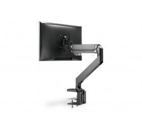 Digitus Desk Mount | Universal Single Monitor Mount with Gas Spring and Clamp Mount | Adjustable Height, Rotate, Tilt, Swivel | 15-35 " | Maximum weight (capacity) 15 kg | Black
