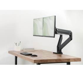 Digitus Desk Mount | DA-90427 | Adjustable Height, Rotate, Tilt, Swivel | 15-35 " | Maximum weight (capacity) 2x15 kg | Black