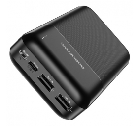 Išorinė baterija Power Bank Borofone BJ16A 2xUSB+Type-C 20000mAh juoda