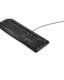 Klaviatūra laidinė Logitech K120 USB OEM  (US)  (920-002508),  juoda