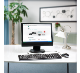 Laidinė Klaviatūra ir pelė Logitech MK120, US 920-002562