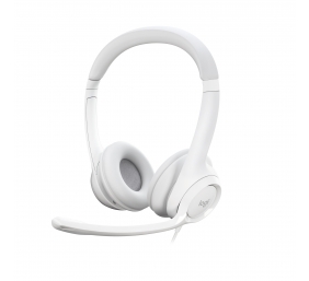 LOGI H390 USB Computer Headset - WHITE