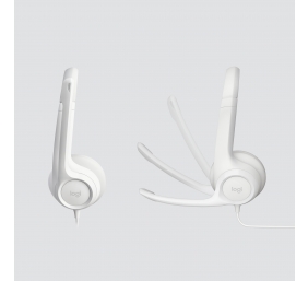 Logitech H390 USB Laidinės ausinės, USB Type-A, Off-white