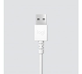 Logitech H390 USB Laidinės ausinės, USB Type-A, Off-white
